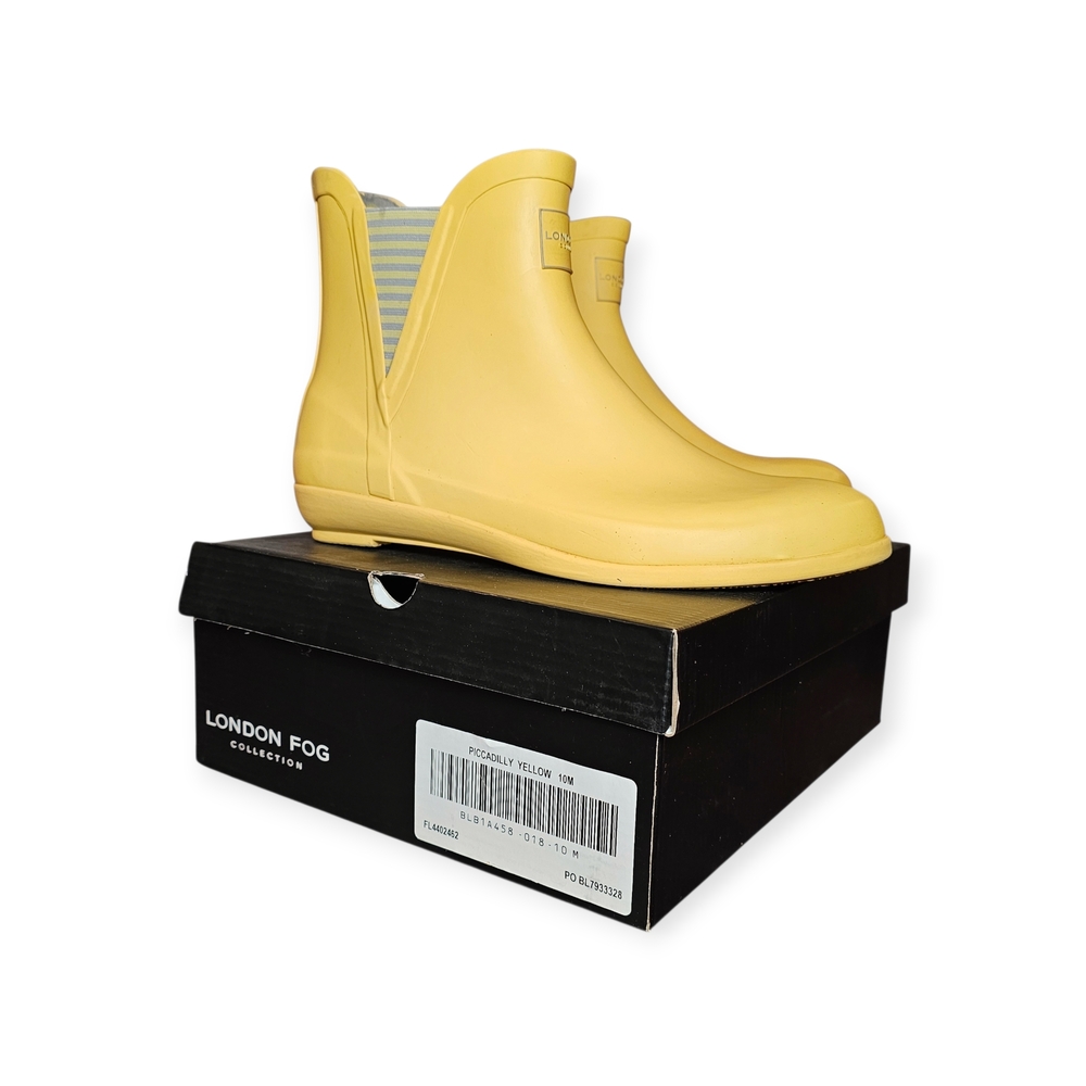 London Fog Yellow Winter & Rain Boots